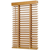 Sekey Jalousie aus Echtholz- Eichenfarbe - 50 mm Lamellen mit natürlicher Holzoptik Sekey