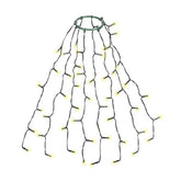 Salcar 0.6 m LED Lichterkette für Weihnachtsbaum, mit 8 Strängen, 48 LEDs Sekey