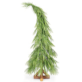 Salcar Artificial Christmas Tree with Wooden Stand – 100% PE, soft green & lifelike – 120 cm / 150 cm, easy to care for & stable