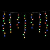 Salcar 2m/5m/10m LED Eisregen Lichterkette, 80/200/400 LEDs, 31V GS-zertifizierte Stromversorgung Salcar