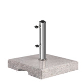 Sekey Granit Sonnenschirmständer 25 kg – Rechteckiger Betonschirmständer für Balkon & Terrasse Sekey