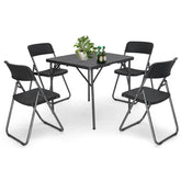 Sekey 5-teilig Gartenmöbel Set, 4 Stühle mit Tisch klappbar