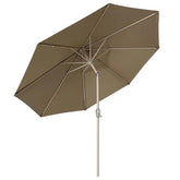 Sekey 300 cm Sonnenschirm mit Kurbel, Sonnenschutz UV50+, aus Holz-Metall Sekey