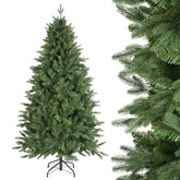 Salcar Künstlicher Weihnachtsbaum Nordmanntanne – PE & PVC, naturgetreuer Christbaum, 150/180/210 cm