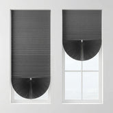 Sekey Klebefix Plissee 2er Set ohne Bohren – Schlichtes Grau, Dachfenster Plissee, höhenverstellbar & kürzbar, Sonnenschutz & UV-Schutz