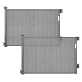 Sekey Ausziehbares Treppenschutzgitter 2er-Pack 0–150 cm × 97 cm – TÜV-zertifiziertes Türschutzgitter für Kinder & Haustiere, ohne Bohren, Sicherheitsgitter für Treppe und Tür