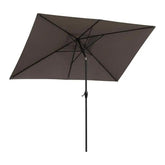 Sekey 300 x 200 cm Alu Sonnenschirm mit Kurbel, Sonnenschutz UV50+ Sekey