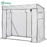 Sekey Foliengewächshaus mit Schrägdach, 200 cm x 77 cm x 146/169 cm Sekey