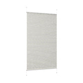Sekey Plissee ohne Bohren in Beige mit Leinenstruktur Blickdichtes Sonnenschutzrollo, Klemmfix & verspannt