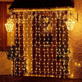 Salcar 3 x 3 m LED Lichtervorhang, 300 LEDs, 31V GS-zertifizierte Stromversorgung Salcar