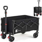 Sunula 80L / 100KG Faltbarer Bollerwagen, mit Bremsen, Halbiertem Eigengewicht Sekey