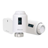 Salcar Smartes Heizkörperthermostat Set – ZigBee Thermostat mit Gateway, OLED-Display, kompatibel mit Alexa & Google Assistant, programmierbar