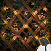 Salcar LED Solar Feuerwerk Lichterkette Außen – 75 LEDs, 8 Modi, Warmweiß Garten- & Weihnachtsdeko