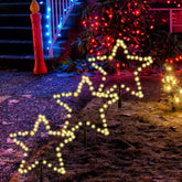 Salcar 3/6er Set LED Solar Gartenleuchte mit Stern Sekey