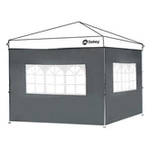 Sekey 3×3m Seitenwand für Pavillon, 2er Set, mit 2 Fenster Sekey