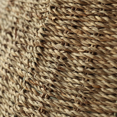 Salcar Christmas tree skirt made of seagrass – Handmade Christmas tree skirt in natural color, Ø 60 / 68 cm, Stylish cover for the tree stand