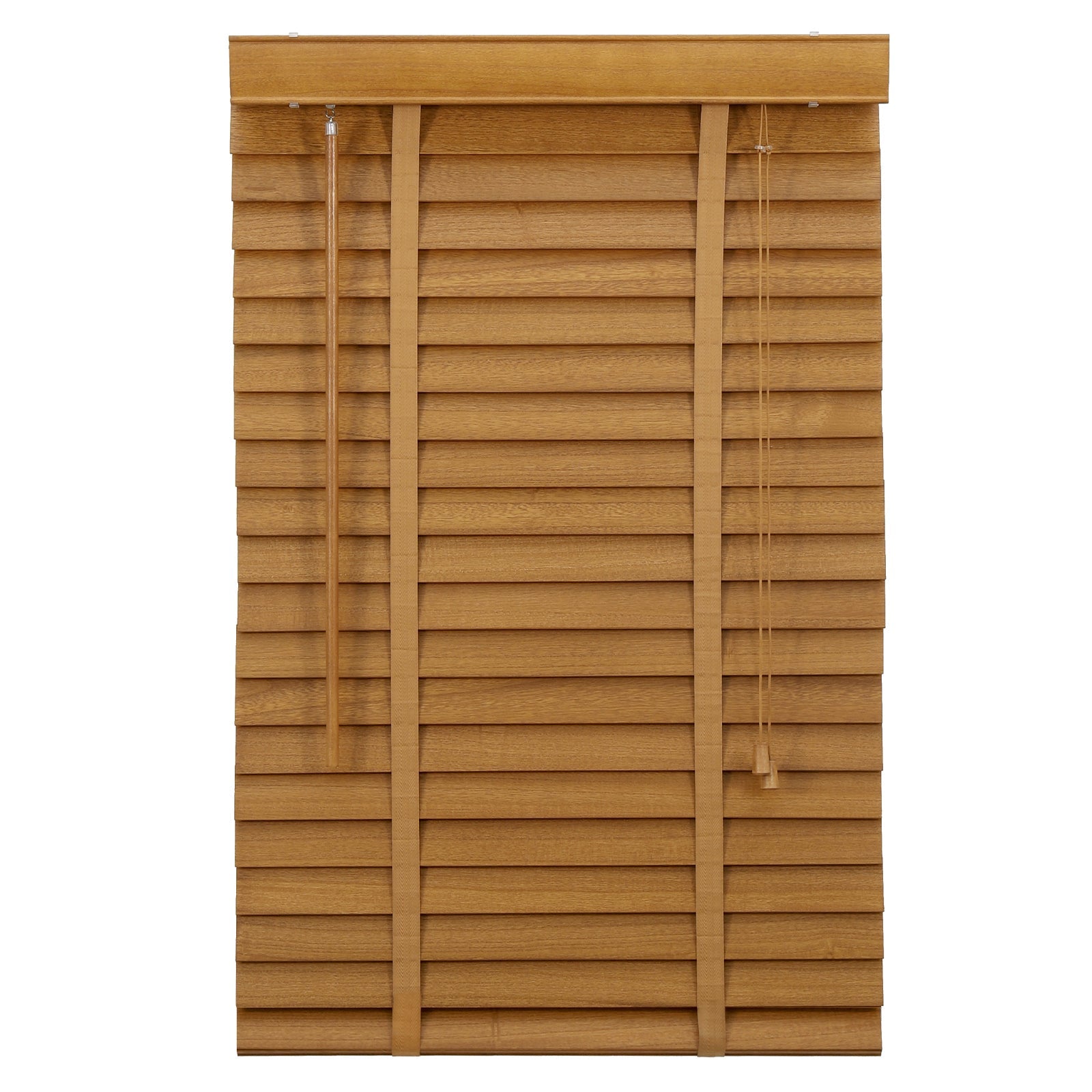 Sekey Jalousie aus Echtholz- Eichenfarbe - 50 mm Lamellen mit natürlicher Holzoptik Sekey