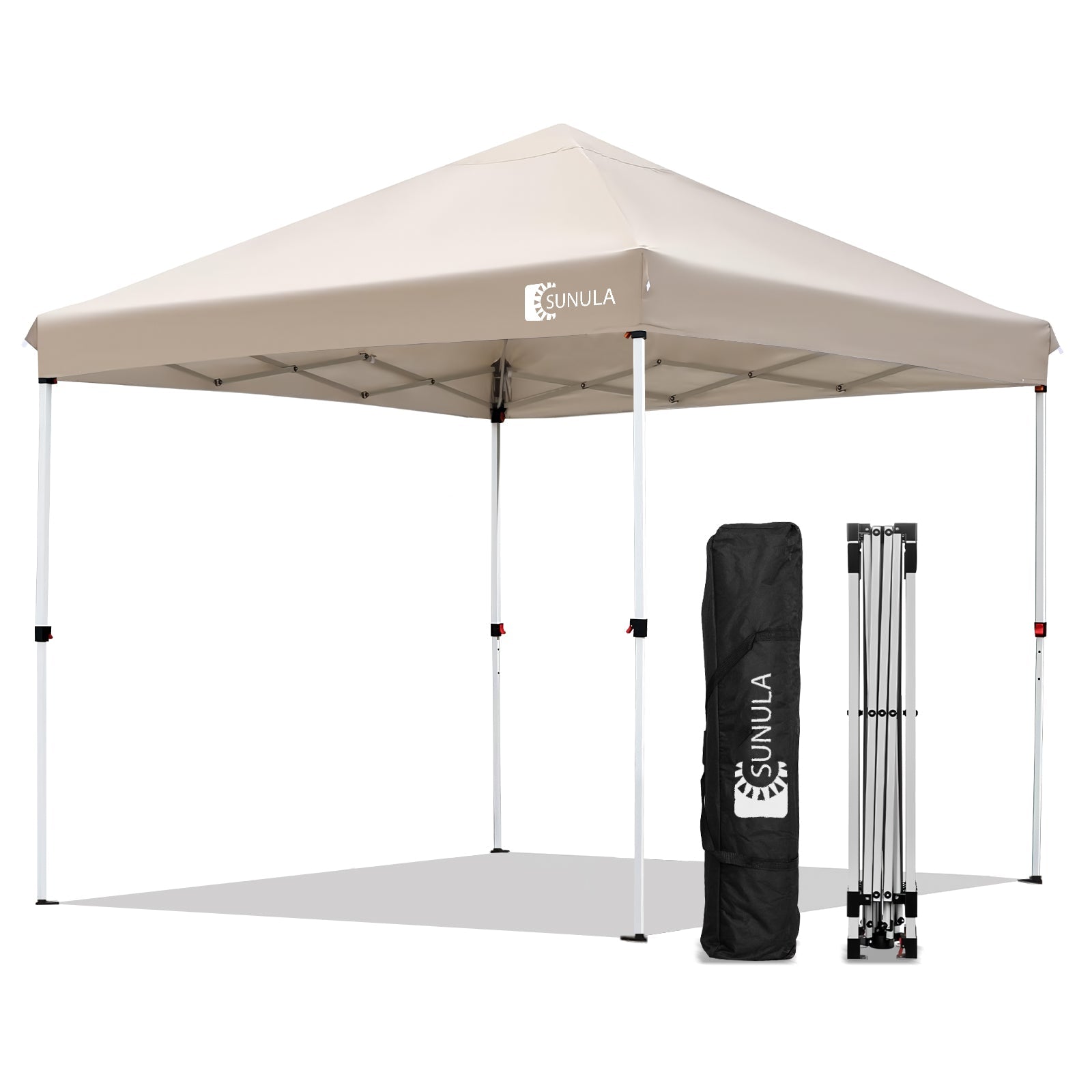 Sunula Pavillon 3x3m Wasserdicht & Stabil – Faltpavillon mit Verdickten Rohren, UV-Schutz & Tragetasche, für Garten, Camping & Veranstaltungen Sunula