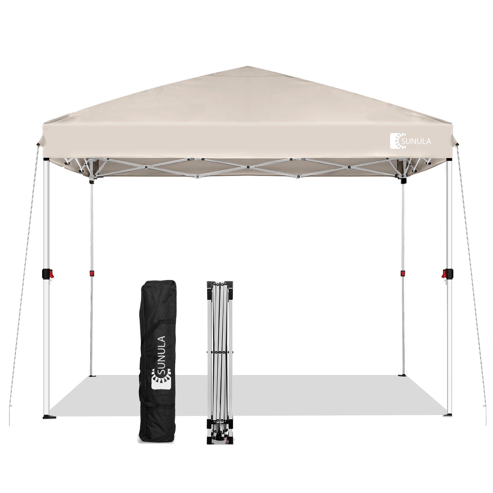 Sunula Pavillon 3x3m Wasserdicht & Stabil – Faltpavillon mit Verdickten Rohren, UV-Schutz & Tragetasche, für Garten, Camping & Veranstaltungen Sunula