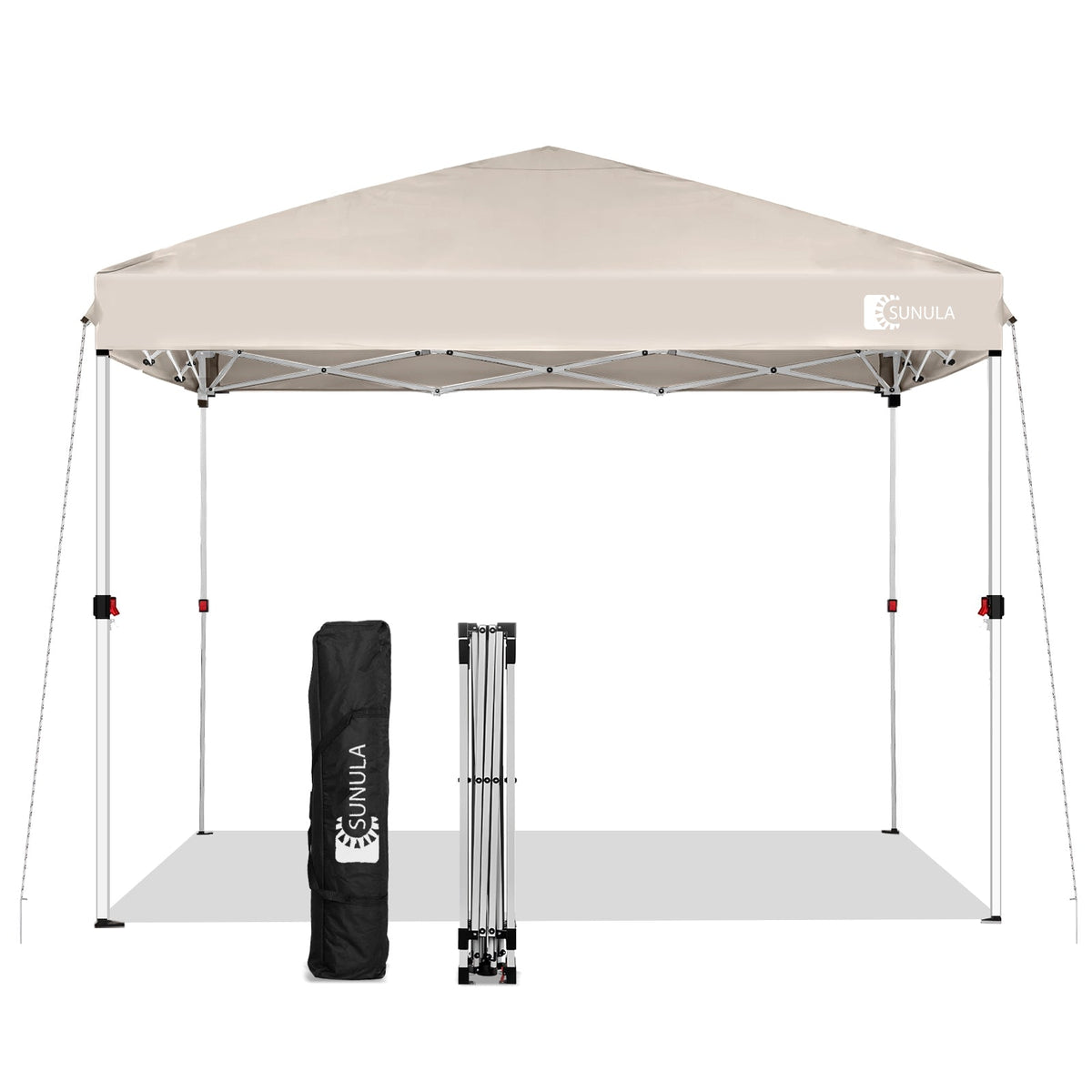 Sunula Pavillon 3x3m Wasserdicht & Stabil – Faltpavillon mit Verdickten Rohren, UV-Schutz & Tragetasche, für Garten, Camping & Veranstaltungen Sunula