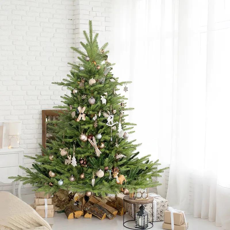 Salcar 120/150 cm Künstlicher Weihnachtsbaum, Fichte, mit 924/1372 PE-Zweige und 116/266 PVC-Zweige Salcar