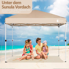 Sunula Pavillon 3x3m Wasserdicht & Stabil – Faltpavillon mit Verdickten Rohren, UV-Schutz & Tragetasche, für Garten, Camping & Veranstaltungen Sunula