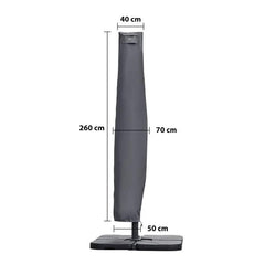 Sekey 260 x 40/70/50 cm Schutzhülle für 300 cm Ampelschirm, aus Oxford-Gewebe Sekey