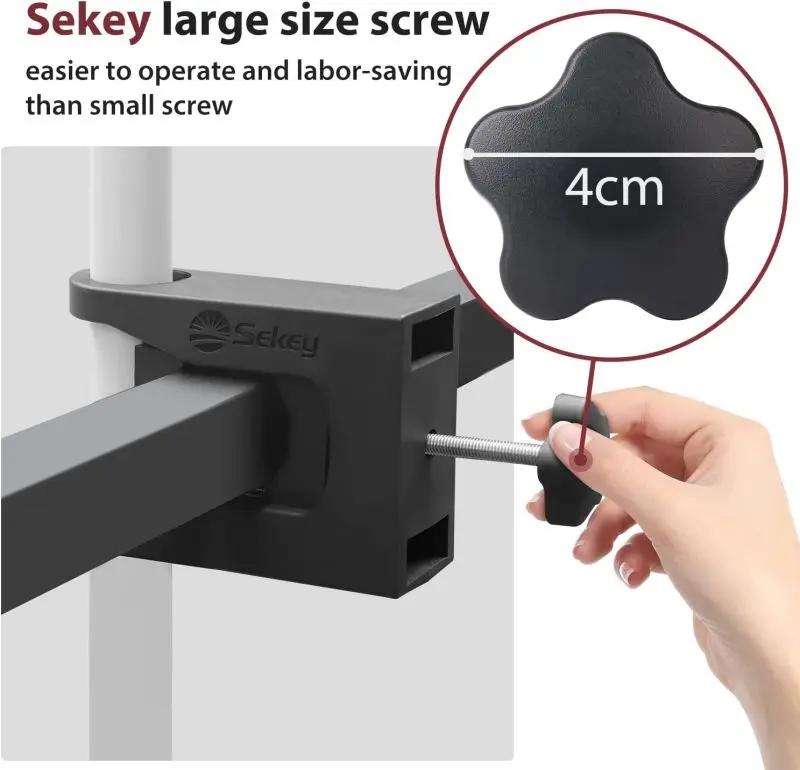 Sekey 20 mm - 45 mm Sonnenschirmhalter für Balkongeländer Sekey