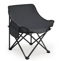 Sunula Campingstuhl Faltbar Ultraleicht, 1/2 Stück, Tragbar mit Tragetasche und Seitentaschen, 100 kg Belastbar, Rutschfeste Füße, Mondstuhl Design, Für Camping, Angeln, Picknick, Garten, Strand, 600D Oxford-Stoff