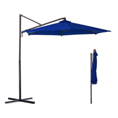 Sekey Ampelschirm 300 cm Aluminium Sonnenschirm mit 360° Drehung, Neigefunktion, UV50+ Schutz Sekey