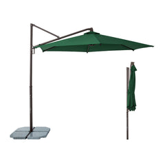 Sekey Ampelschirm 300 cm Aluminium Sonnenschirm mit 360° Drehung, Neigefunktion, UV50+ Schutz Sekey