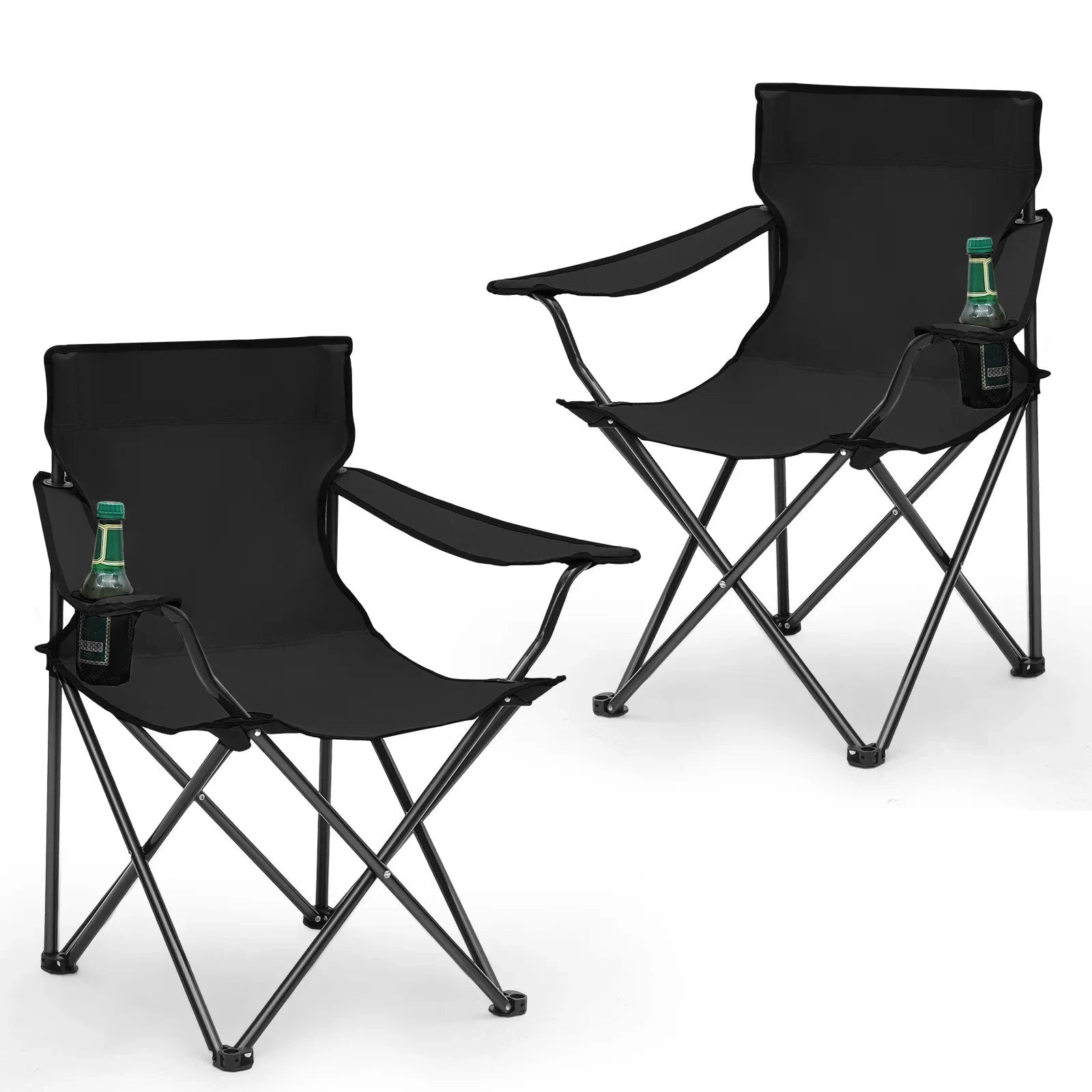 Sunula faltbarer Campingstuhl, ultraleicht, 1,65 kg, mit Getränkehalter, Tragetasche, kompakt klappbar, ideal für Camping, Garten und Ausflüge Sekey
