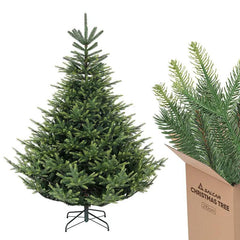 Salcar 180/210cm Künstlicher Weihnachtsbaum, 2525/3557 Zweige, 74 % PE Salcar