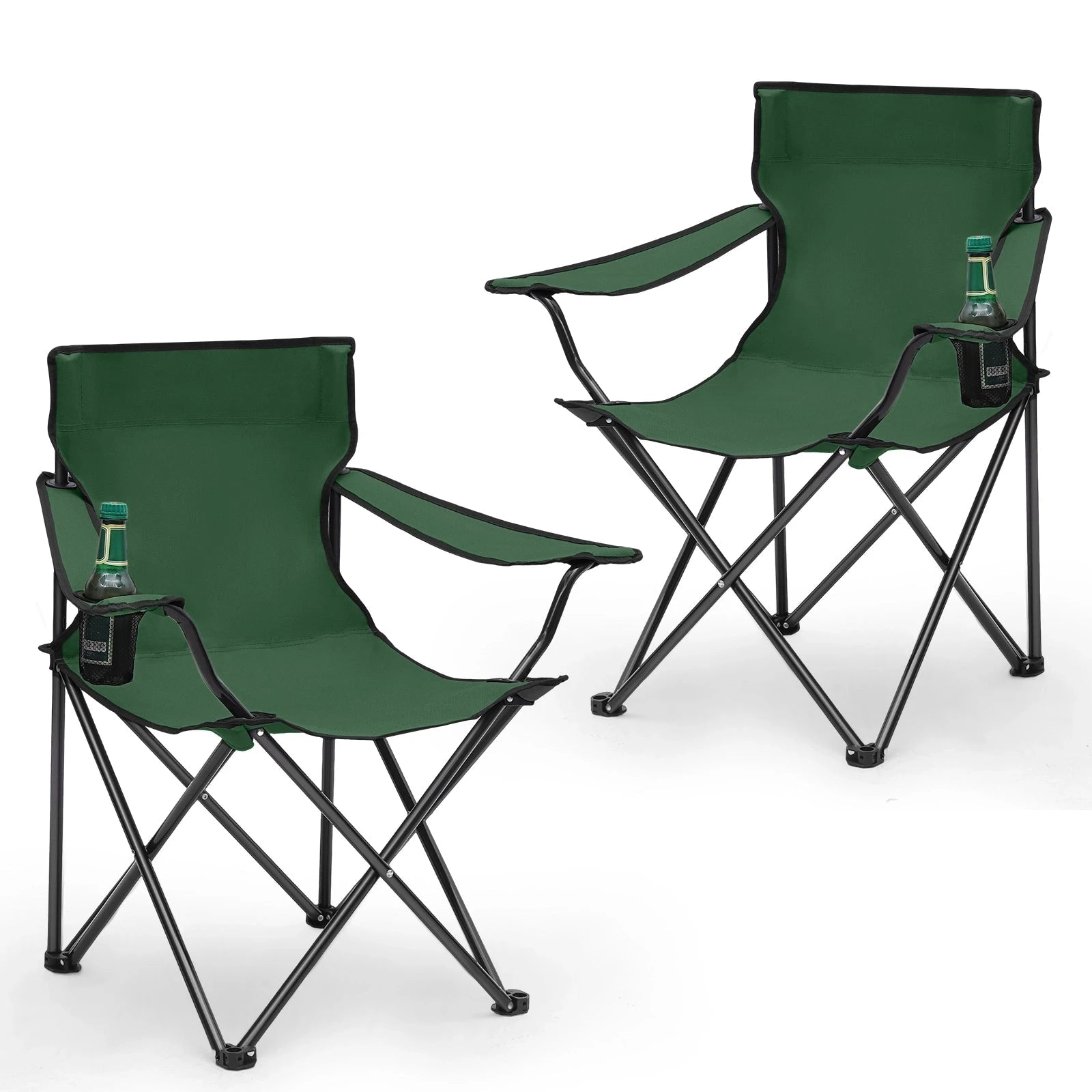 Sunula faltbarer Campingstuhl, ultraleicht, 1,65 kg, mit Getränkehalter, Tragetasche, kompakt klappbar, ideal für Camping, Garten und Ausflüge Sekey