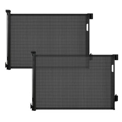 Sekey Ausziehbares Treppenschutzgitter 2er-Pack 0–150 cm × 97 cm – TÜV-zertifiziertes Türschutzgitter für Kinder & Haustiere, ohne Bohren, Sicherheitsgitter für Treppe und Tür