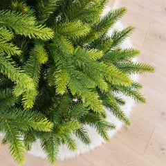Salcar Künstlicher Weihnachtsbaum Fichte aus PE & PVC mit hellgrünen Zweigspitzen – 120 bis 210 cm
