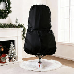 Salcar Weihnachtsbaum Aufbewahrung 138 × 185 cm – Weihnachtsbaumtasche für Bäume bis 2,4 m, mit Schnallen, Kordelzug & Kartenschlitz, Wasserdicht & Reißfest