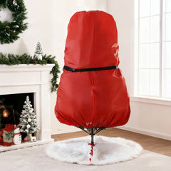 Salcar Weihnachtsbaum Aufbewahrung 138 × 185 cm – Weihnachtsbaumtasche für Bäume bis 2,4 m, mit Schnallen, Kordelzug & Kartenschlitz, Wasserdicht & Reißfest