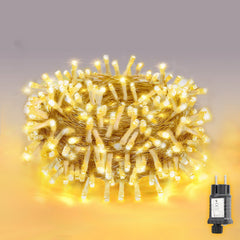Salcar LED Lichterkette mit 5m/10m/15m/20m Länge – 50–300 LEDs, Fernbedienung, 8 Modi, Timer & IP44 Wasserdicht, für Weihnachtsdeko, Party, Hochzeit, Garten – Warmweiß Salcar