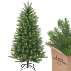 Salcar 180/210/240cm Künstlicher Weihnachtsbaum, Nordmanntanne, mit 762/1080/1576 PE Spitzen Salcar