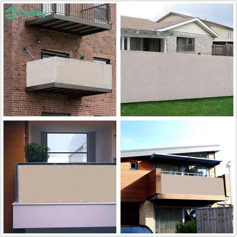 Sekey Balkon Sichtschutz aus 220 g/m² HDPE, Taupe Sekey