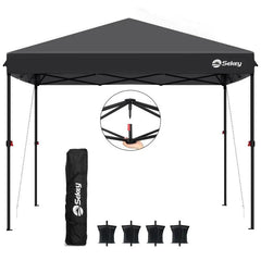 Sekey 300 x 300 cm Faltpavillon mit 4 Sandsäcken und Tragetasche Sekey
