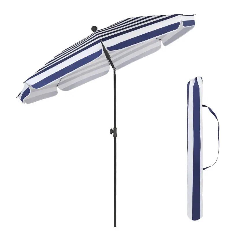 Sekey 200 cm Sonnenschirm mit Schutzhülle, Sonnenschutz UV50+ Sekey