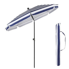 Sekey 200 cm Sonnenschirm mit Schutzhülle, Sonnenschutz UV50+ Sekey