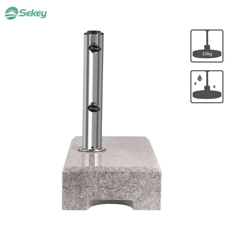 Sekey 25 kg Granit Sonnenschirmständer für Halbrund Sonnenschirm Sekey