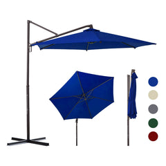 Sekey Ampelschirm 300 cm Aluminium Sonnenschirm mit 360° Drehung, Neigefunktion, UV50+ Schutz Sekey