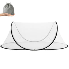 Sekey Pop Up Moskitonetz Bett 200×80×56 cm – Faltbares Reise-Mückennetz, Ultraleichtes Camping Bettzelt, 2 Reißverschlüsse, Insektenschutz für Indoor & Outdoor