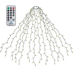 Salcar 1.5/ 2/ 3 m LED Lichterkette für Weihnachtsbaum, mit 10/ 12/ 14 Strängen, 250/ 420/ 490LEDs, mit Fernbedienung, 31VGS-zertifizierte Stromversorgung Salcar