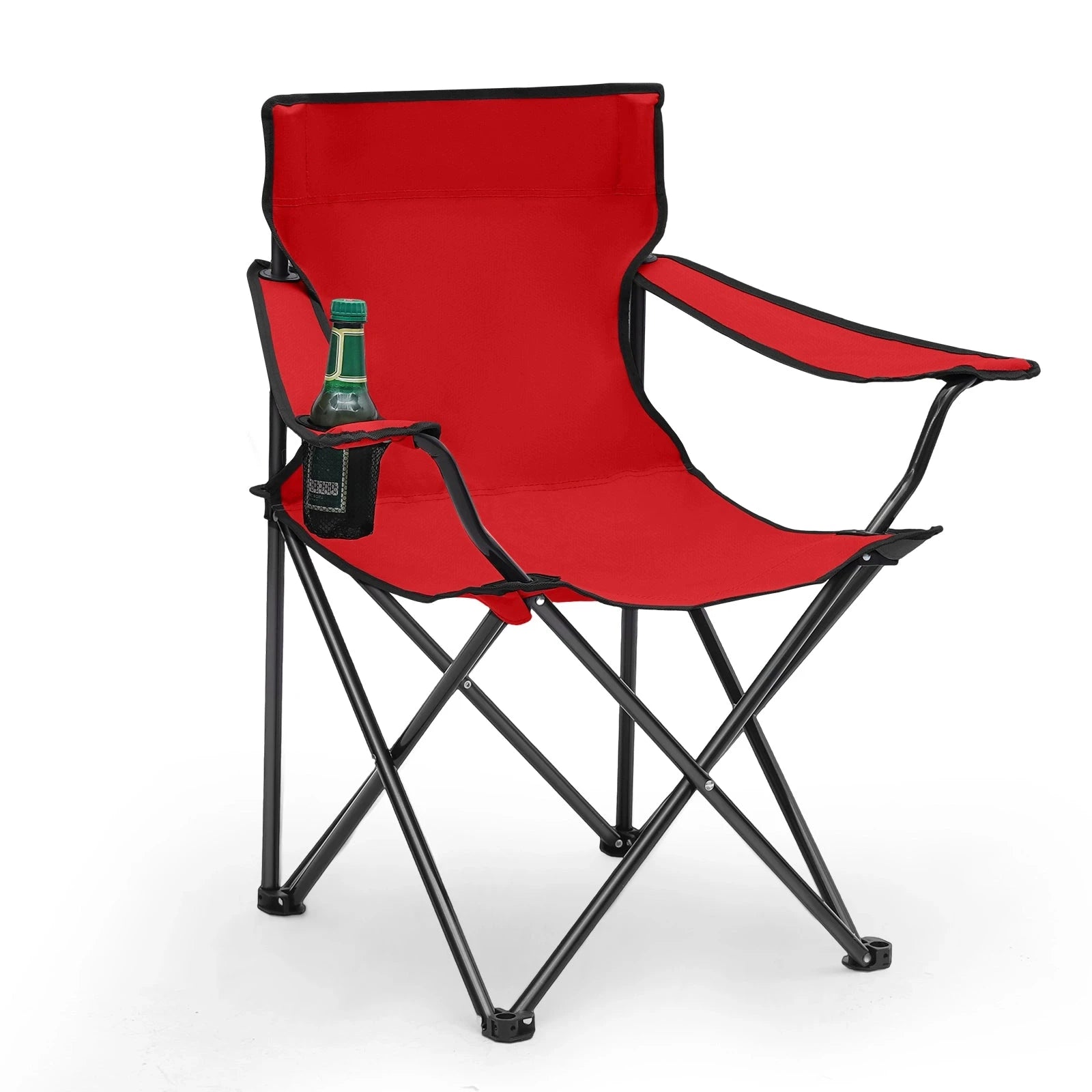 Sunula faltbarer Campingstuhl, ultraleicht, 1,65 kg, mit Getränkehalter, Tragetasche, kompakt klappbar, ideal für Camping, Garten und Ausflüge Sekey