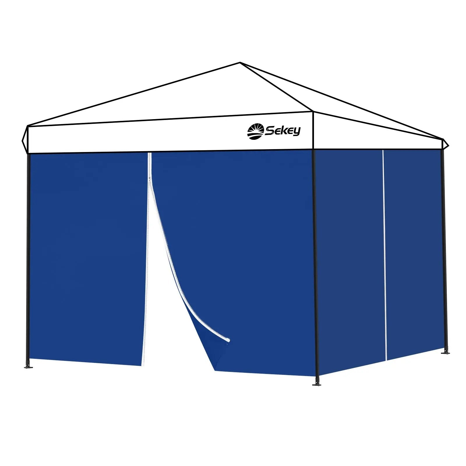 Sekey 290 x 200 cm Seitenwand für Pavillon, 2er Set Sekey